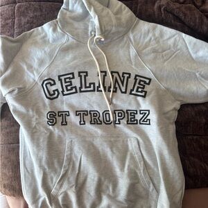 Celine Light Gray St Tropez Hoodie